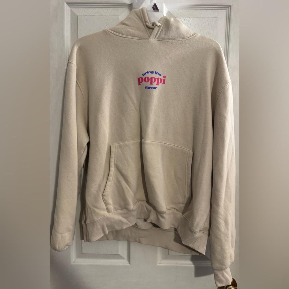 Poppi Tan XXL Draw String Hoodie